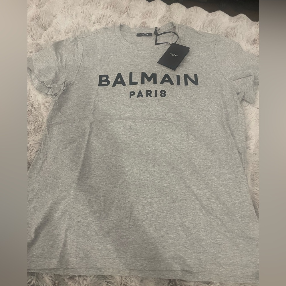 Balmain Men's Classic Logo T-Shirt Sz XL - Picture 3 of 7